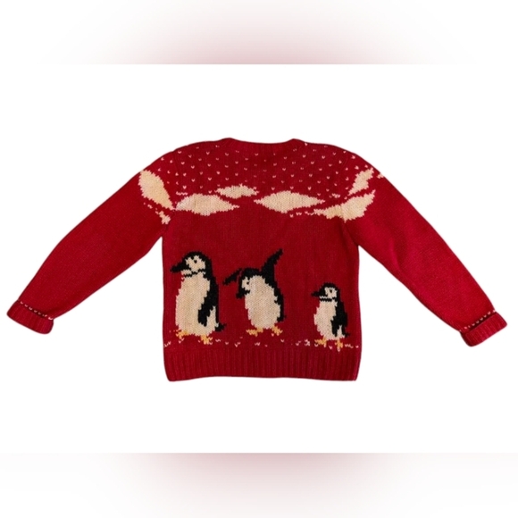 The Woolrich Woman 1830 Vintage EUC Chunky Knit Penguin Size Large - Picture 6 of 7